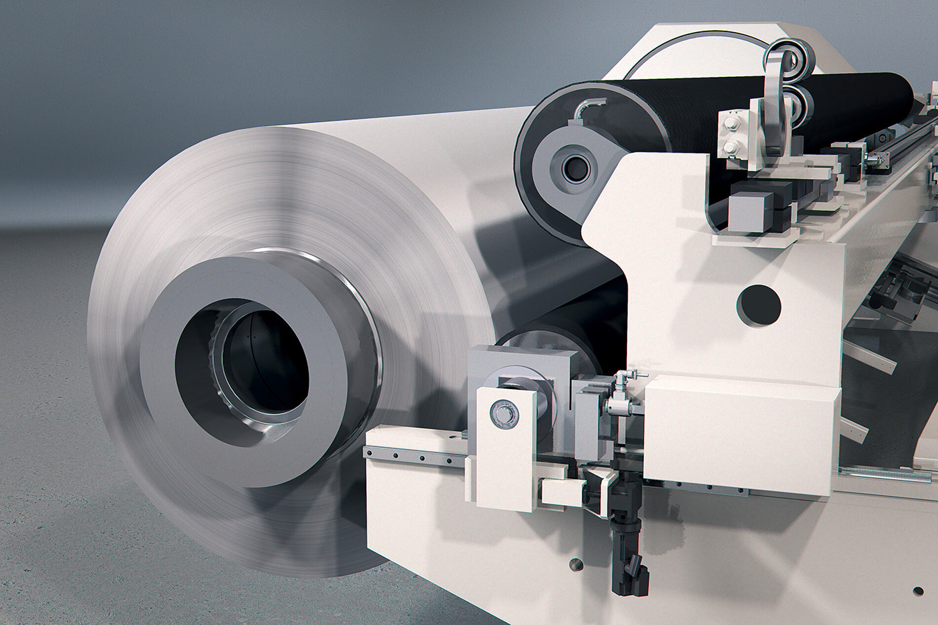 Active deflaction roll